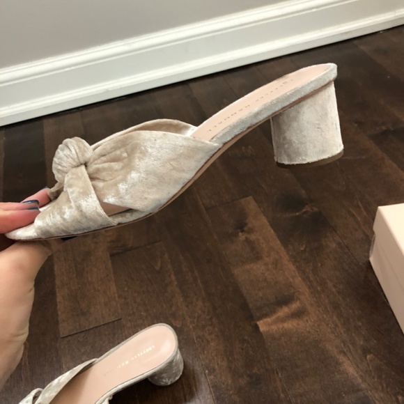 Loeffler Randall pearl suede mule 7.5 - Picture 4 of 9